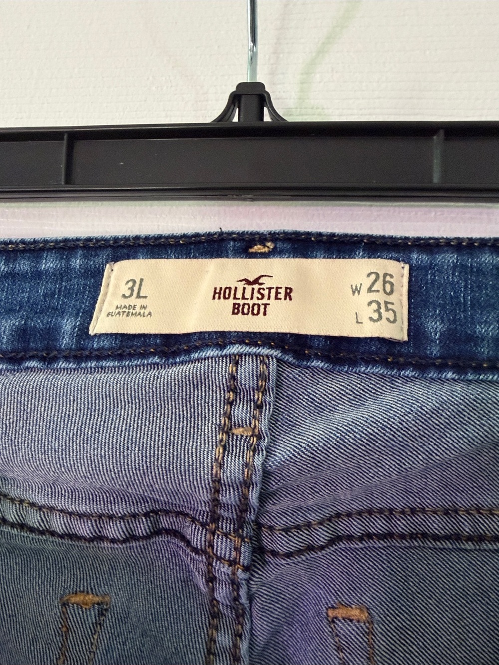 Hollister Boot Women's Blue Wash Bootcut Jeans